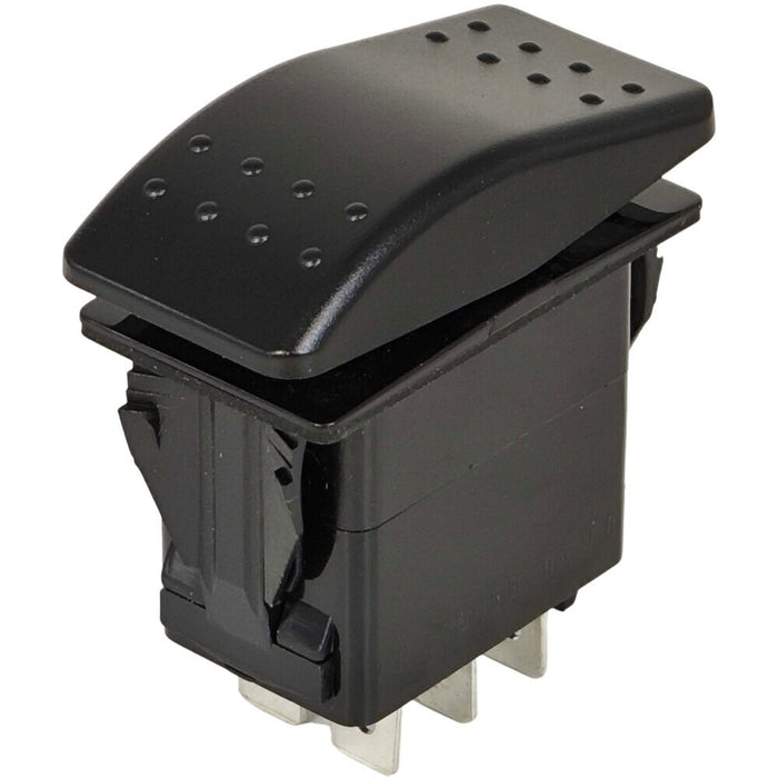 DURAFORCE 6 Pin ON-Off-ON Rocker Switch VLD2S00B-AZC00-000 DPDT 20A 12V DC
