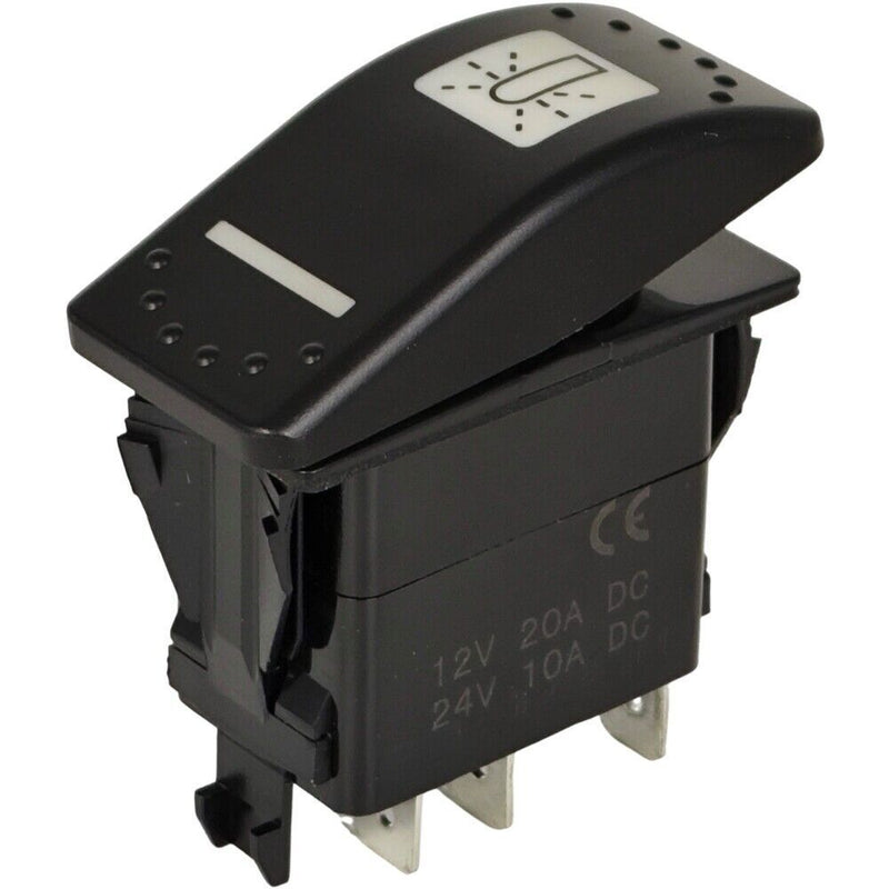 DURAFORCE 4 Pin ON-Off Rocker Switch 142-9327 for Caterpillar 216 226 228 232 236 242 246