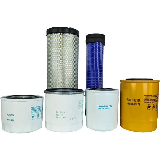 DURAFORCE Air Fuel Hydrostat Oil Hydraulic Filter Kit for Kubota L3301 HST L3901 HST