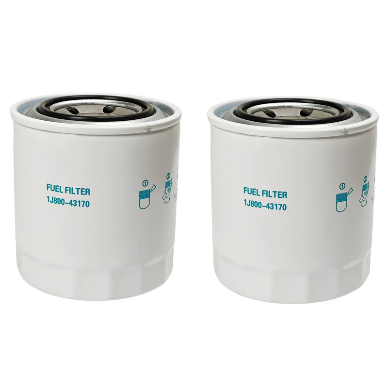 DURAFORCE 2X Fuel Filter 1J800-43170 1J800-43172 for Kubota L M Series KX040-4CA Excavator