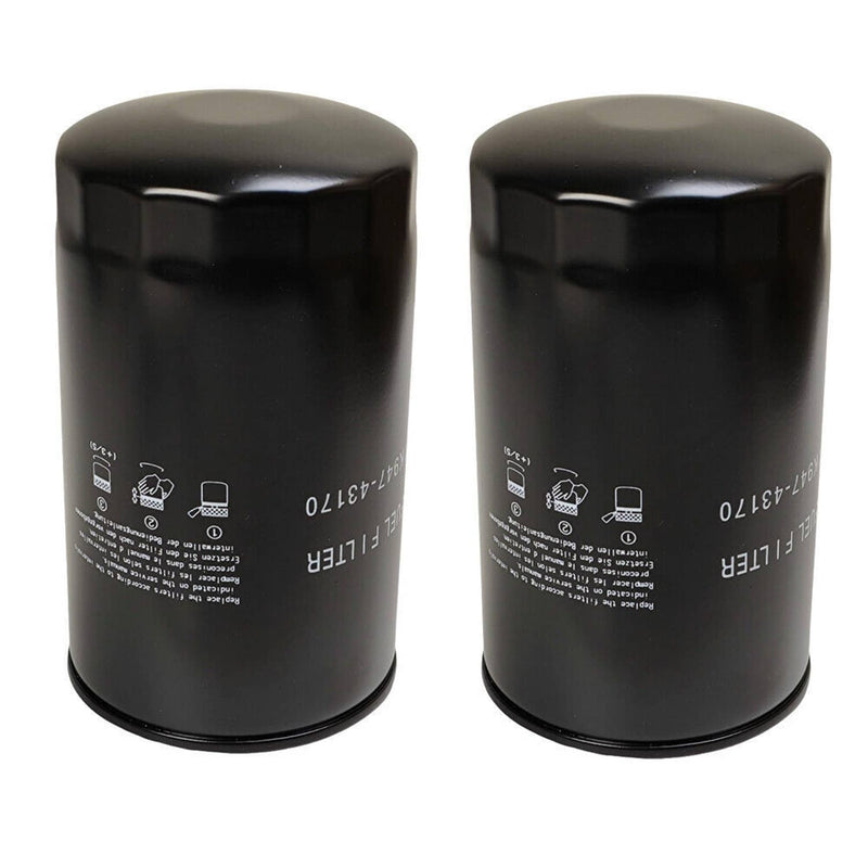 DURAFORCE 2PCS 1K947-43172 Fuel Filter 1K947-43170 for Kubota SVL95 KX080 SVL65 SVL75