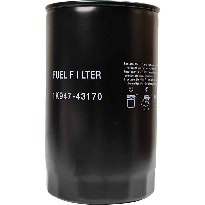 DURAFORCE 2PCS 1K947-43172 Fuel Filter 1K947-43170 for Kubota SVL95 KX080 SVL65 SVL75