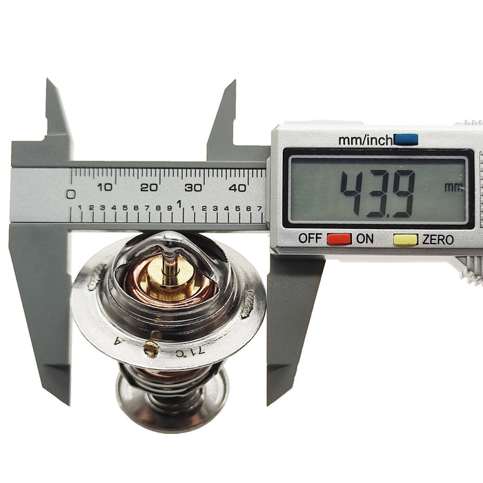 DURAFORCE 71℃ 160°F Thermostat 129155-49801 for Yanmar 4TNV84 4TNV84T 4TNV88 4TNE84 4TNE88