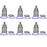 DURAFORCE 6X Fuel Injector Sleeve Cup Set 21515329 21401136 for Volvo D13 D11 D16