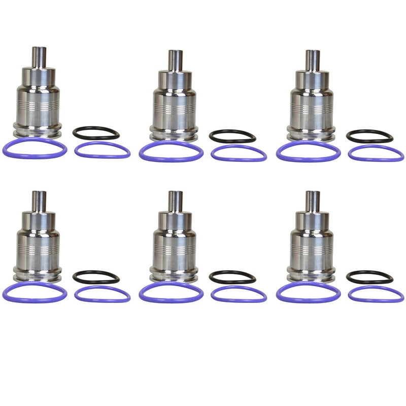 DURAFORCE 6X Fuel Injector Sleeve Cup Set 21515329 21401136 for Volvo D13 D11 D16