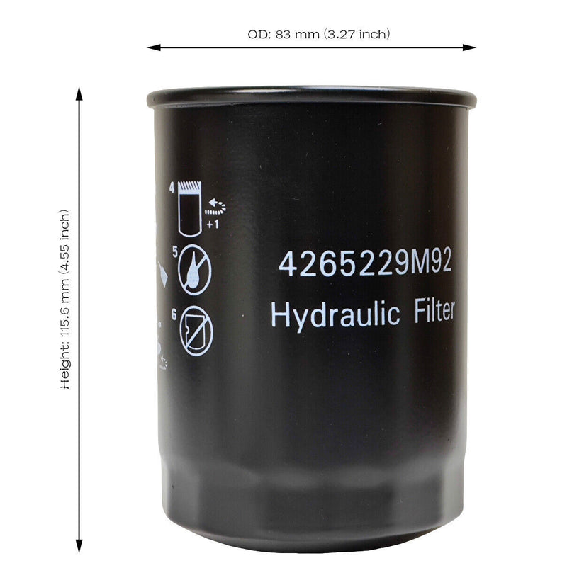 DURAFORCE Hydraulic Filter 4265229M92 for Massey Ferguson GC2600 1526 Agco ST22A tractor