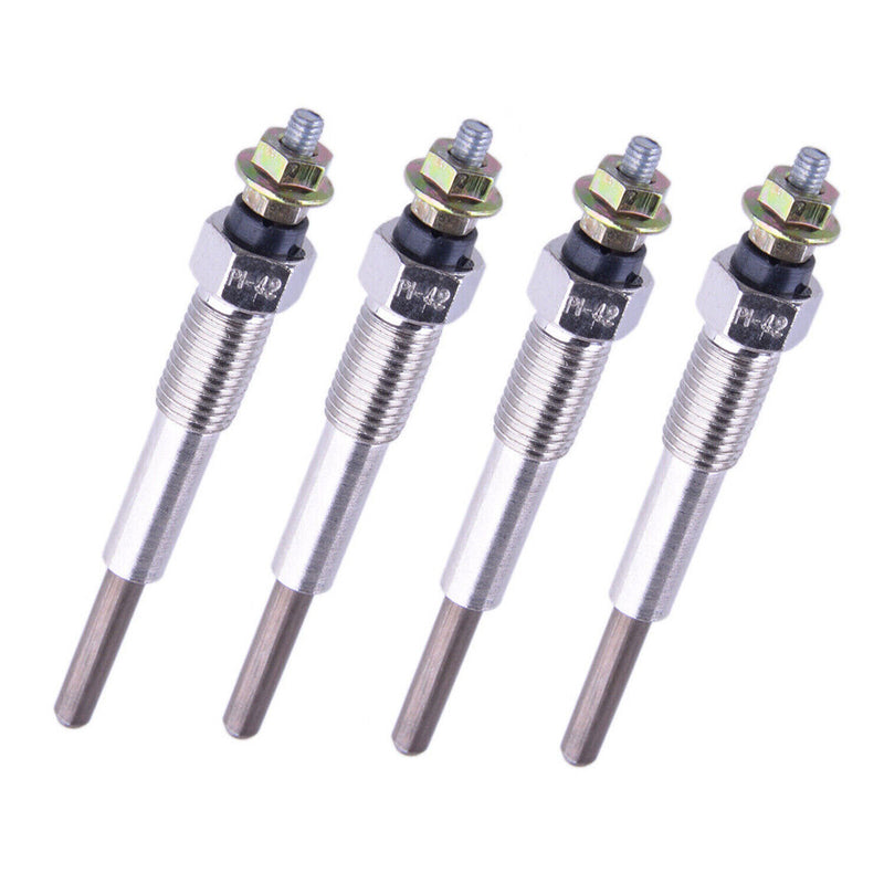 DURAFORCE 4X 12V Glow Plug Fit Isuzu C240 C190 C201 C221 4FA1 Diesel Engine 9-82511978-0