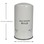 DURAFORCE Hydraulic Filter 19642509000 fits Mahindra Tractor 2615 2815 3015 3215