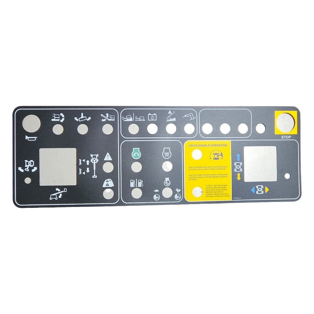 Control Panel Decal 147575 147575GT for Genie S-65TRAX S-80 S-80X S-85 ...