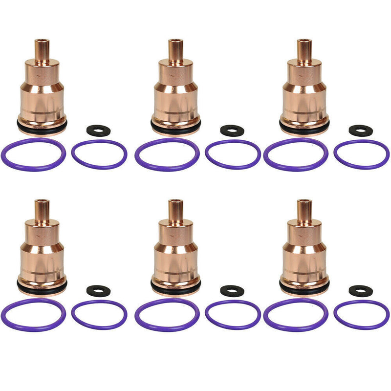 DURAFORCE 6X Injector Sleeve Cup Kit for Volvo Mack Truck D11 D12 D13 D16 Engine 21351717
