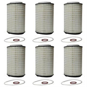DURAFORCE 6X Lube Oil Filter Cartridge P551088 for MaxxForce 11 13 Engine LF17549 380936
