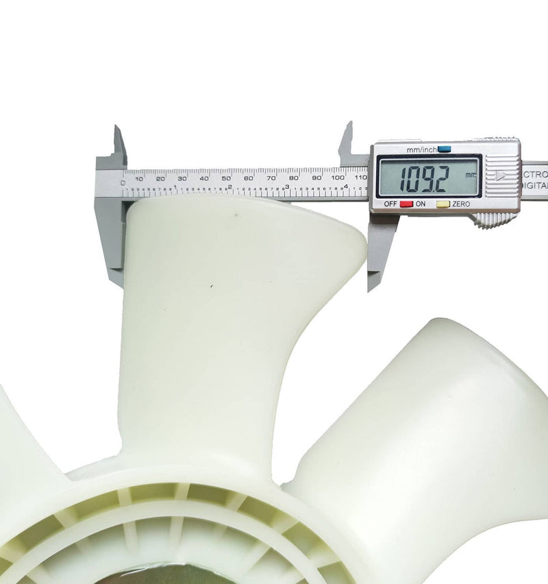 DURAFORCE Radiator Fan 16483-74110 for Kubota Excavator KX121-3ST KX161-3 KX040-4 KX057-4