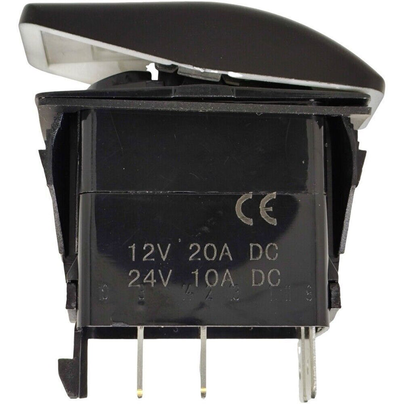 DURAFORCE 701/60004 Rocker Switch for JCB Backhoe Loader 214 215 216 217 3D 12V 6 PIN