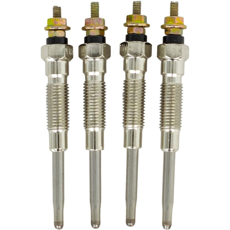 DURAFORCE 4X 12V Glow Plug 19850-54120 for Toyota Dyna Hiace Hilux 3L 5L 2L-TE Engine