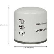 DURAFORCE Hydraulic Oil Filter 10382585000 for Mahindra Tractor MAX 22 MAX 24 MAX 25