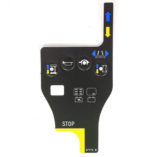DURAFORCE 97772GT Control Box Overlay Decal for Genie Gen 5 GS-1930 GS-2032 GS-3232 QS-12R