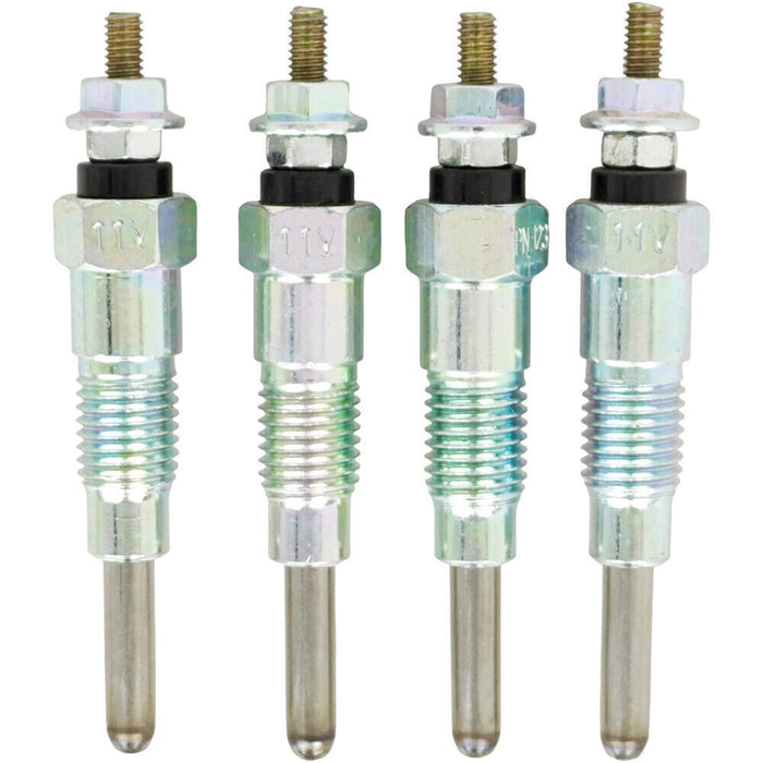 DURAFORCE 4X Glow Plug for Nissan Datsun SD22 SD25 Engine Truck K-EF22 EGF22 REGF22 N-EH40