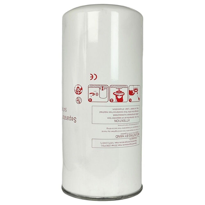 DURAFORCE Air Oil Separator 54749247 for Ingersoll Rand Air Compressor UP6-30 Spin-On