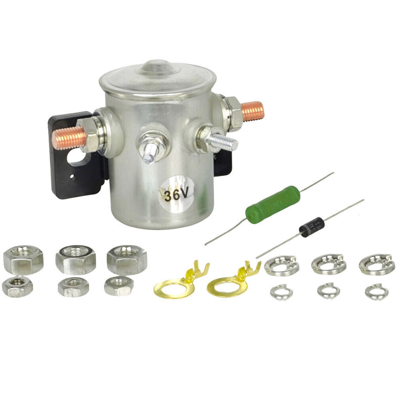DURAFORCE 36V Continuous Duty Relay Solenoid 27855G01 435-368 Fit for E-Z-GO Golf Cart TXT