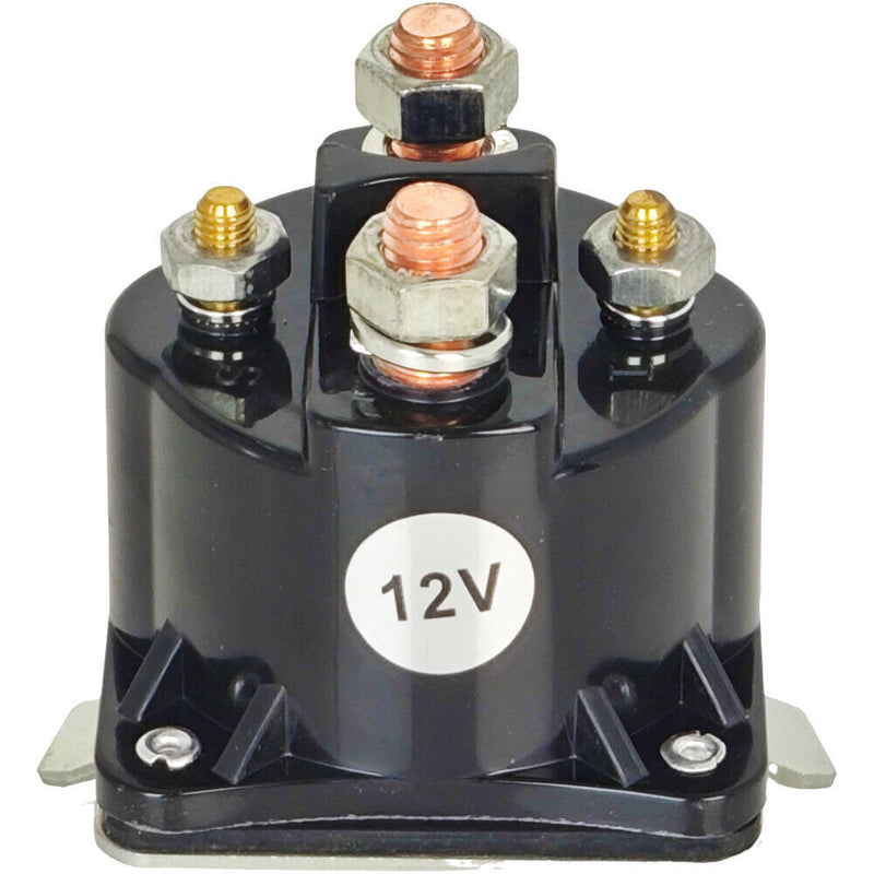DURAFORCE 12V 4 Terminal 100A Dump Trailer Solenoid 391-2 391-2-C Fit for Monarch Bucher
