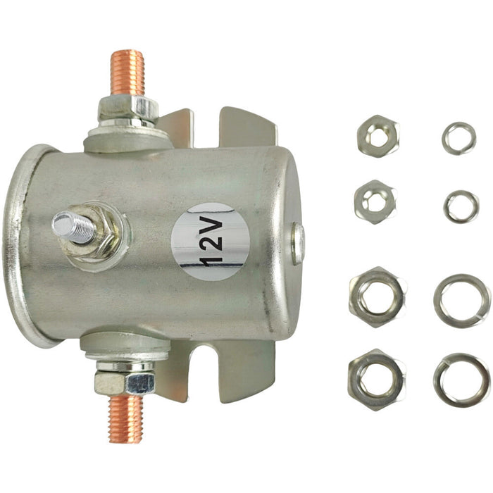 DURAFORCE 12V 200A 3-Terminal Heavy Duty Starter Solenoid Fit for Winch Marine 1114240