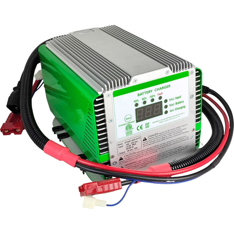 DURAFORCE 48V 30A Battery Charger Fit for Genie Z-34/22N Z-40/23N Z-40/23N RJ Z-45/25 DC