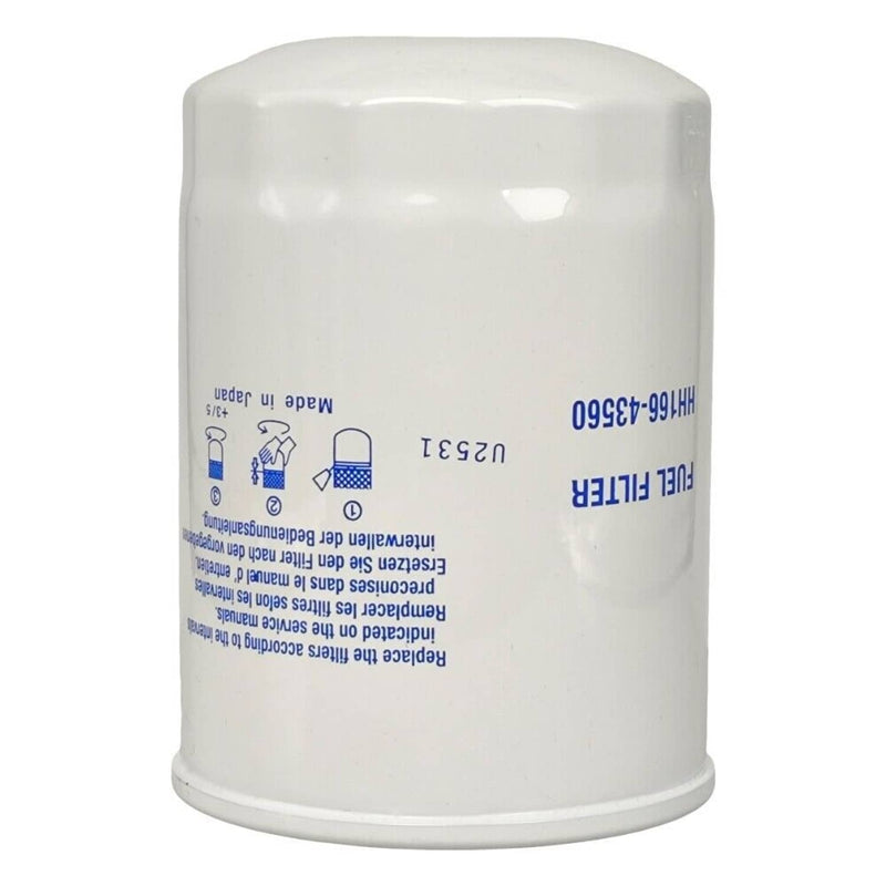 DURAFORCE 2X Fuel Filter 16631-43560 HH166-43560 Fits for Kubota KX080-3T SVL75 SVL75-2C