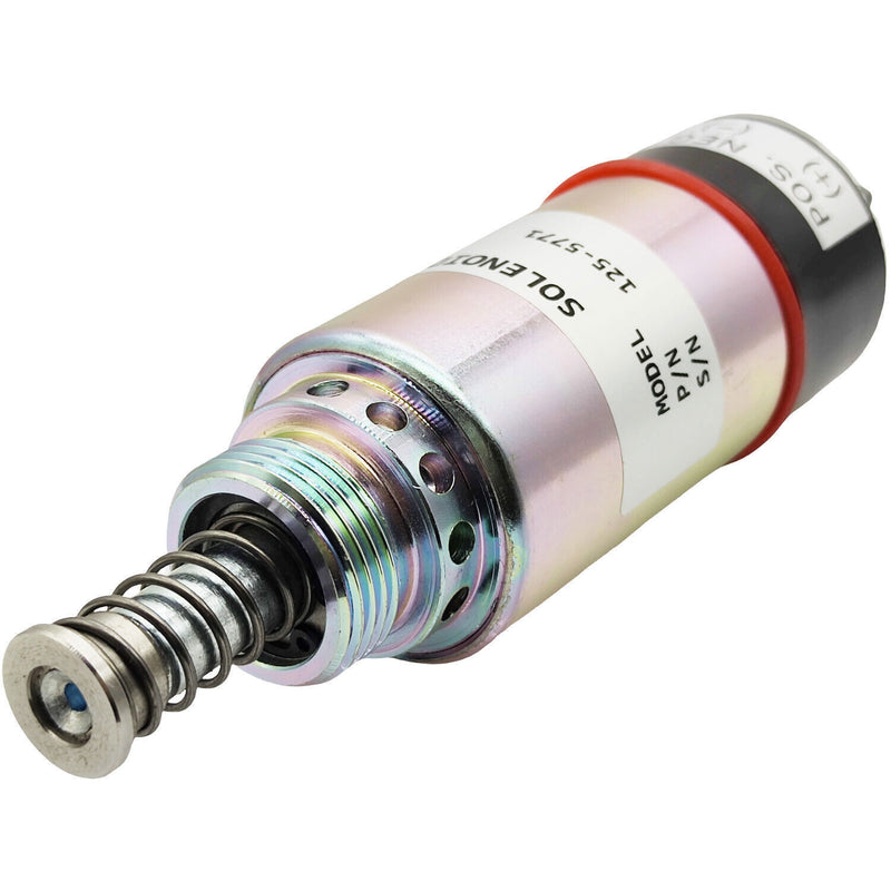 DURAFORCE Fuel Shutoff Solenoid for Caterpillar Telehandler RT100 RT80 Combine 460 465 470