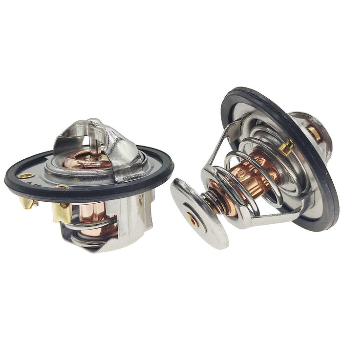 DURAFORCE 185 & 180 Degree Thermostat Front & Rear Kit Pair Fit for GM Pickup Duramax
