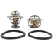 DURAFORCE 185 & 180 Degree Thermostat Front & Rear Kit Pair Fit for GM Pickup Duramax
