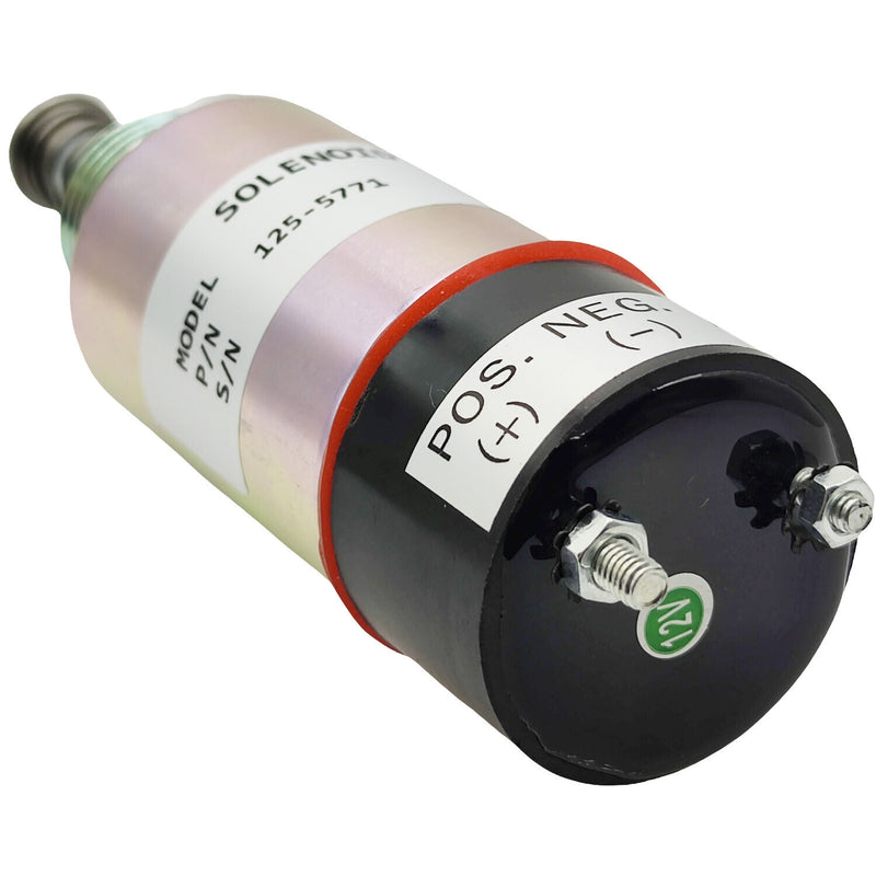 DURAFORCE 12V Fuel Shutoff Solenoid for Caterpillar Asphalt Paver AP-1000 AP-1050 9X-5312