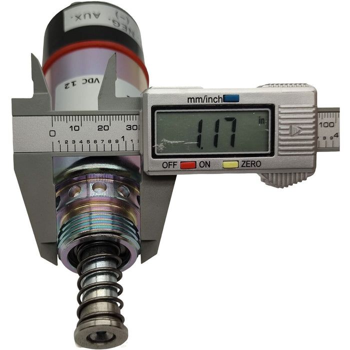 DURAFORCE 12V Fuel Shutoff Solenoid for Caterpillar Asphalt Paver AP-1000 AP-1050 9X-5312