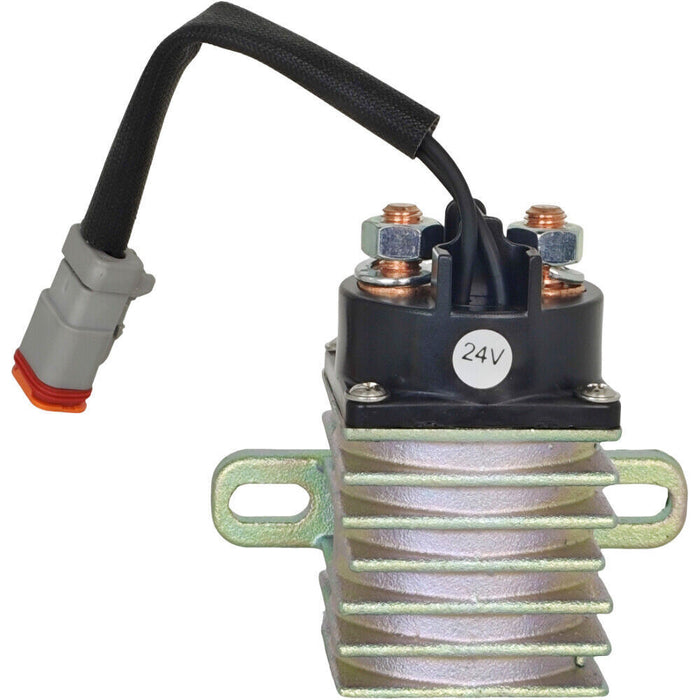 DURAFORCE 24V Solenoid 404-2431-032 Fit for Arrowhead Trombetta 100 Amps Continuous Duty