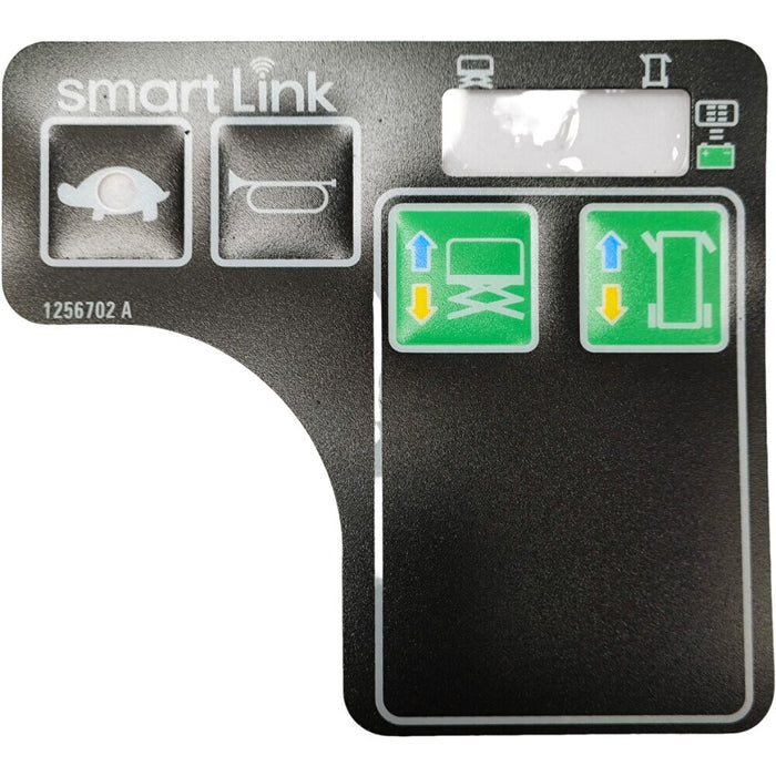 DURAFORCE 1256702GT Platform Control Panel Decal Control Box Overlay Decal Touchpad