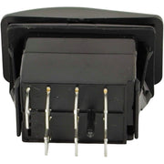DURAFORCE Contura Rocker Switch 12981 Cover with Red Bar Lenses DPDT Black Illuminated