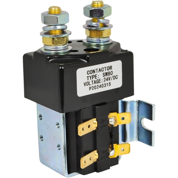 DURAFORCE 24V 100A Contactor Solenoid 74268GT 1304130GT for Genie Z-45-25 DC Aux Pump