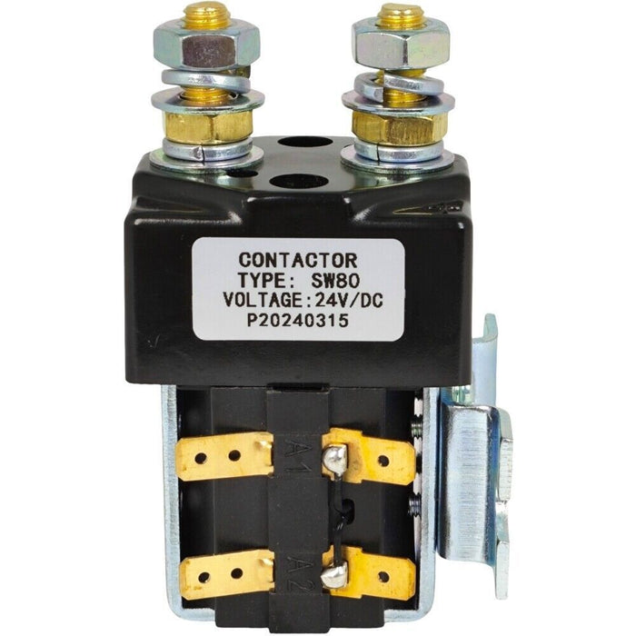 DURAFORCE 24V 100A Contactor Solenoid 74268GT 1304130GT for Genie Z-45-25 DC Aux Pump