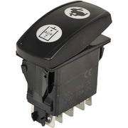 DURAFORCE 263-5419 Two Pole Speed Auxiliary Rocker Switch for Caterpillar 226D 232D 236D