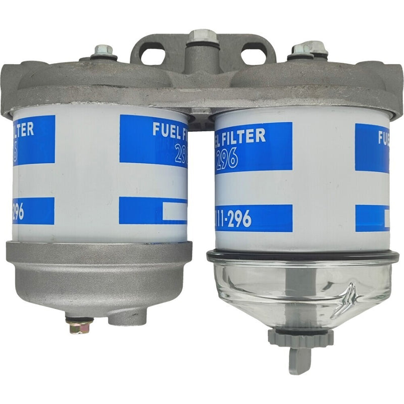 DURAFORCE Dual Fuel Filter Glass Bowl EBPN9N166AA Fit for Ford 5700 6600 6700 7600 7700