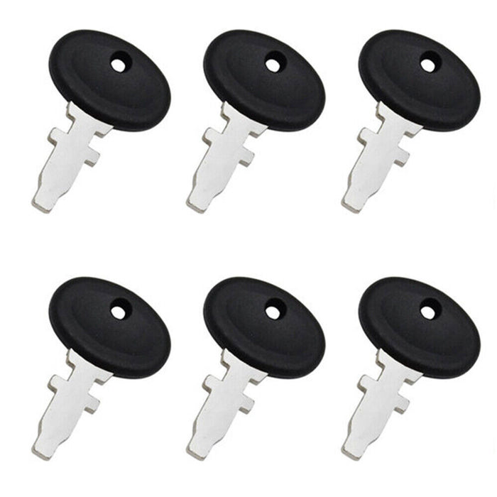 DURAFORCE 6Pcs TX10998 Ignition Switch Key for Long Tractor 260 350 2360 2460 2510 2610