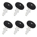 DURAFORCE 6Pcs TX10998 Ignition Switch Key for Long Tractor 260 350 2360 2460 2510 2610