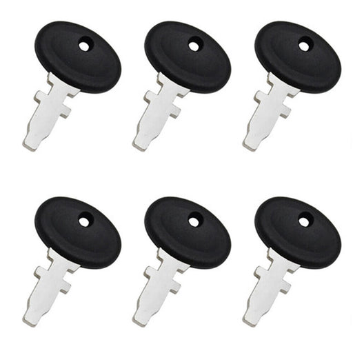 DURAFORCE 6Pcs TX10998 Ignition Switch Key Fit Long Tractor 260 350 2360 2460 2510 2610