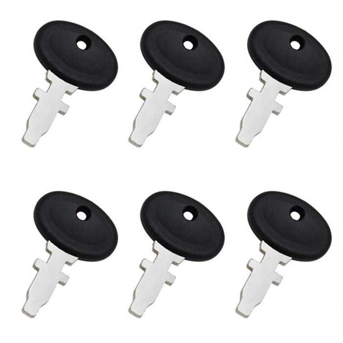 DURAFORCE 6Pcs TX10998 Ignition Switch Key Fit Long Tractor 260 350 2360 2460 2510 2610
