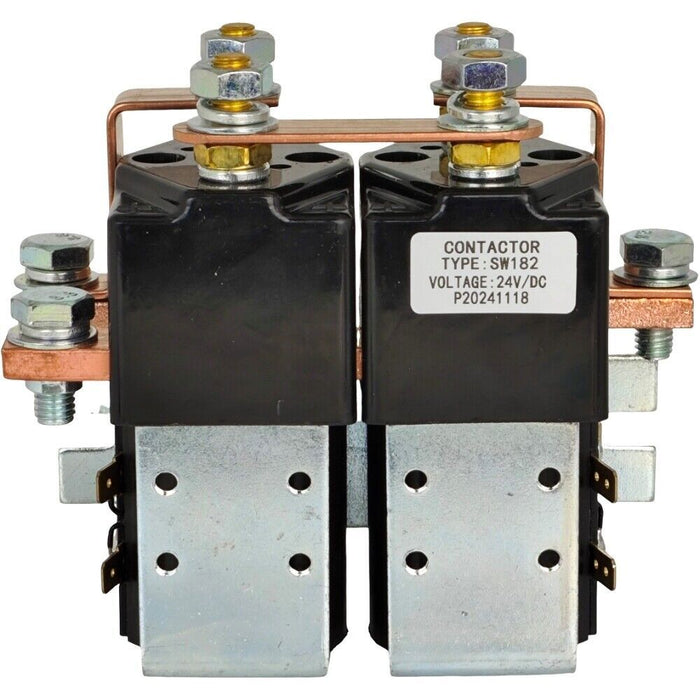 DURAFORCE 24V 200A SW182 Reversing Contactor Solenoid Fit for Albright SW102B-1 SW182-4