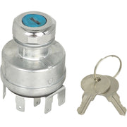 DURAFORCE Ignition Switch w/ 2 Keys 31-114 Fit for Pollak 31-114P 4 Position 12V 30A