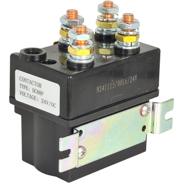DURAFORCE 24V DC 400A Winch Reversing Contactor Solenoid DC88P Fit for Albright ATV SUV