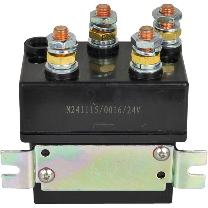 DURAFORCE 24V DC 400A Winch Reversing Contactor Solenoid DC88P Fit for Albright ATV SUV