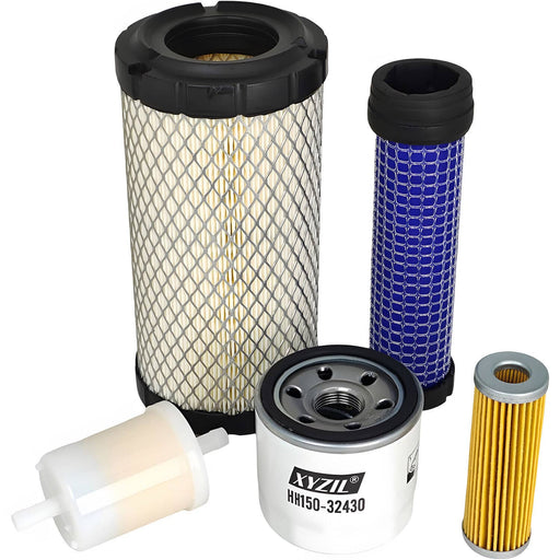 DURAFORCE Tune-Up Filter Kit 206421 for Kubota D722FB-25 D722 Diesel Engine