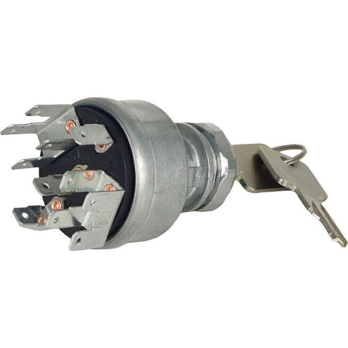 DURAFORCE Ignition Switch w/ 2 Keys 1652306C91 for International Truck 4000 / 8000 Series