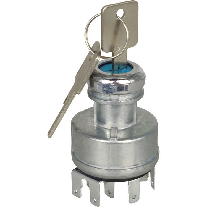 DURAFORCE Ignition Switch w/ 2 Keys 1652306C91 for International Truck 4000 / 8000 Series